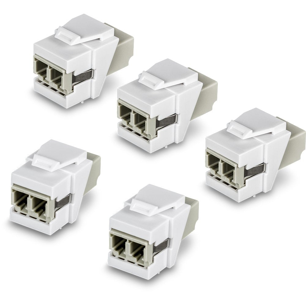 Lc Duplex Fiber Optic  Keystone  Coupler Jacks-