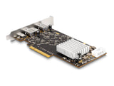 Delock 90097 Tarjeta Pci Express X8 Con 2 X Usb 20 Gbps Usb Type-C Hembra Y 2 X Usb 10 Gbps Tipa-A Hembra - Quad Channel