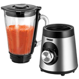 Batidora De Vaso Unold 78625 1,5 L  500 W Negro, Acero Inoxidable, Batidora Depie Acero Fino/Negro, Batidora De Vaso, 1,5 L, Función De Impulso, Picahielos, 500 W, Negro, Acero Inoxidable