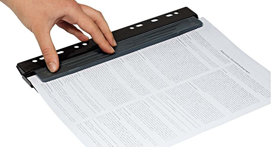 Wedo Taschenlocher Hsiness 4fach Metall Con Lineal 28 Cm Sk