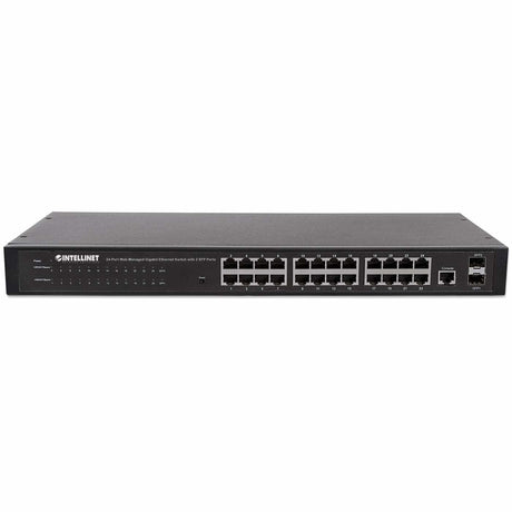 EAN 0766623560917 - Intellinet 560917 switch Gestionado Gigabit Ethernet (10/100/1000) 1U Negro imagen 4