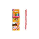 Bic Kids Tatuajes Pack De 5 Rotuladores + 10 Plantillas Para Tatuajes Temporales - Tinta Dermatologicamente Testada Y