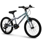 Bicicleta Huffy Literide Alu De 20, Color Plata Y Turquesa (23005w)
