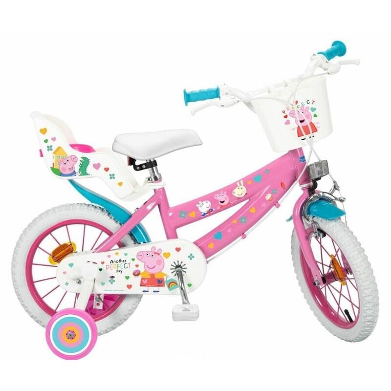 Bicicleta Infantil 14" Peppa Pig Rosa 1495 Toimsa