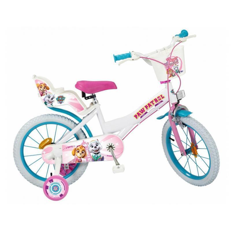 Bicicleta Infantil 16" Toimsa Toi1681 Paw Patrol Blanco