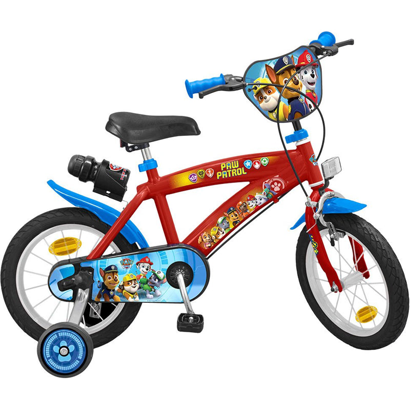 Bicicleta Niño 16" Paw Patrol Rojo 1678 Nuevo Toimsa