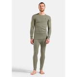 Bielizna Termoaktywna Z Dlugim Rekawem Odlo Bl Top Crew Neck L/S Active Warm Roz. L Szara