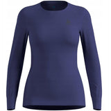 Bielizna Termoaktywna Z Dlugim Rekawem Odlo Bl Top Crew Neck L/S Active Warm Roz. S Niebieska