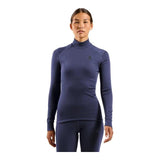 Bielizna Termoaktywna Z Dlugim Rekawem Odlo Bl Top Turtle Neck L/S Active Warm Roz. M Niebieska