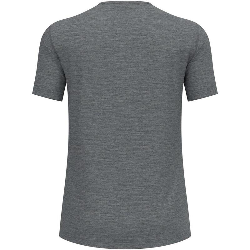 Bielizna Termoaktywna Z Krótkim Rekawem Odlo Bl Top Crew Neck L/S Merino 160 Roz. M Ciemnoszary