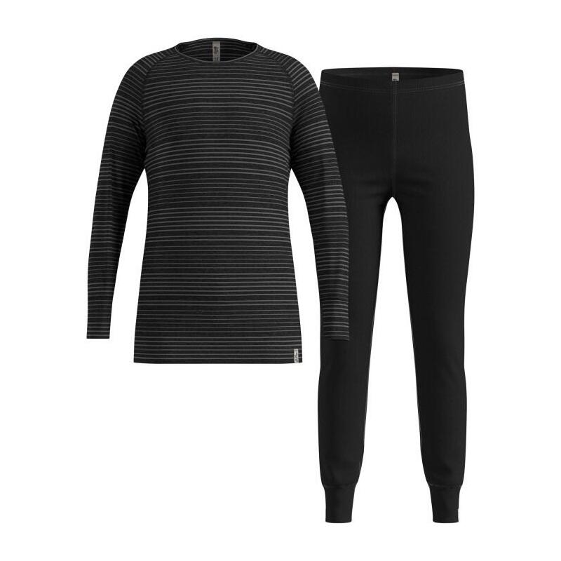 Bielizna Termoaktywna - Zestaw Odlo Set Long Active Warm Set Roz. 128cm Negro