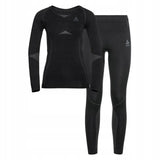 Bielizna Termoaktywna - Zestaw Odlo Set Long Active Warm Set Roz. 164cm Czaarna