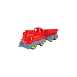 Big Power Worker Mini Tren (45 Cm)  Locomotora De Juguete Con Carro Basculante Rojo Y Gris