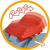 Big Tractor A Pedales Eicher Diesel Ed 16 Gris / Rojo