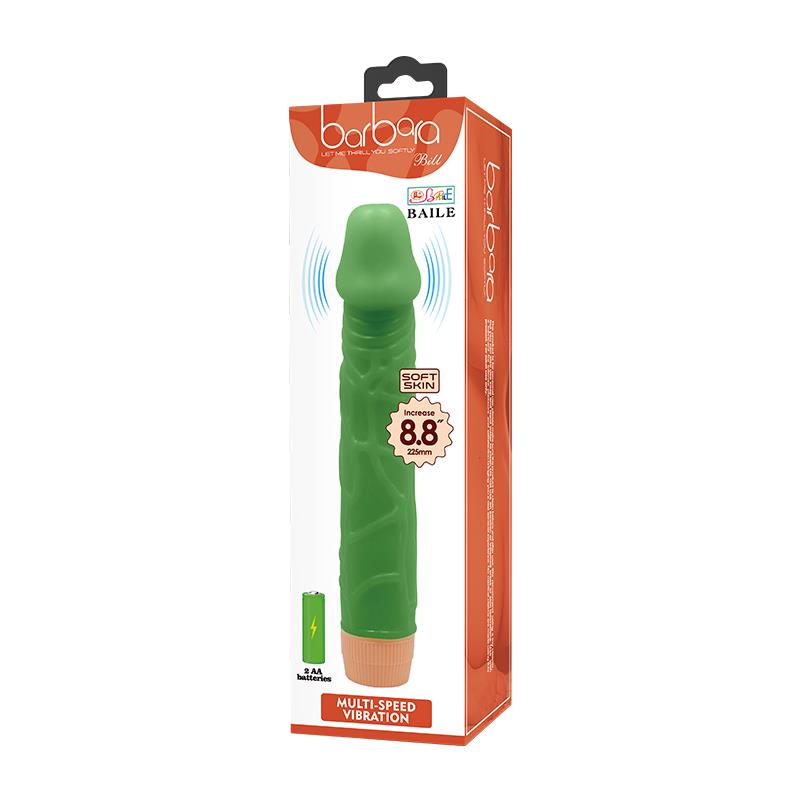Baile - Bill Vibrador Realístico 22.5 Cm Verde