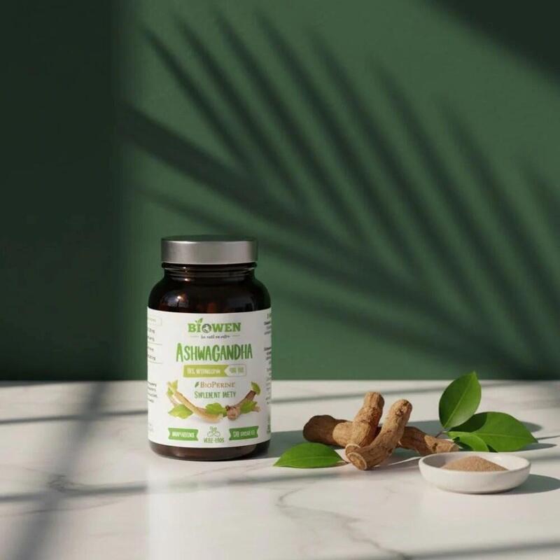 Biowen Ashwagandha  Complemento Alimenticio Para Personas  120 Cápsulas