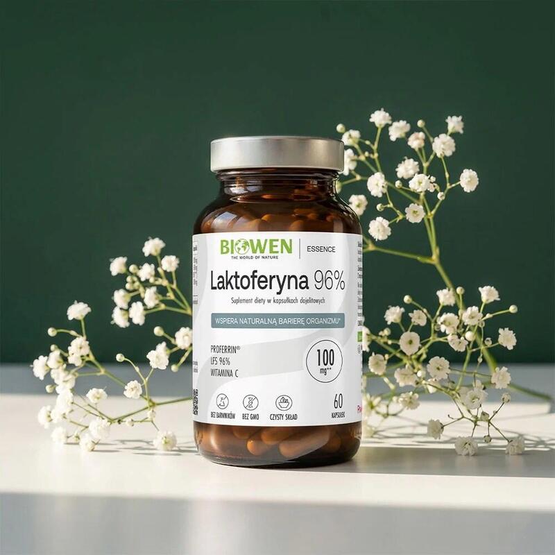 Biowen Lactoferrina 96%  Complemento Alimenticio Para Personas  60 Cápsulas