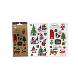Bismark Pack Con 1 Hoja De Pegatinas Navideñas - 2 Diseños Aleatorios