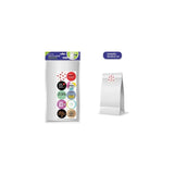 Bismark Pack De 10 Sobres Papel Kraft 50grs Con 10 Pegatinas Para Cierre - Medidas 19x36x6cm - Ideal Para Regalos -