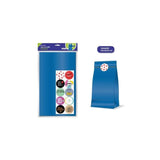 Bismark Pack De 10 Sobres Papel Kraft 50grs Con 10 Pegatinas Para Cierre - Medidas 24x42x6cm - Ideal Para Regalos -