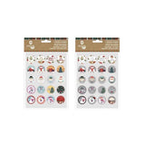 Bismark Pack De 60 Pegatinas Navideñas - Ideales Para Decorar Regalos