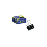 Bismark Pinza Sujetapapeles Metalica De 41mm - Pala Abatible - Color Negro