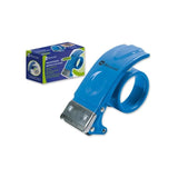 Bismark Precintadora Metalica De Mano Para Rollos De Hasta 50mm De Ancho - Cuchilla De Acero - Azul