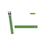 Bismark Regla Acrilica 30cm - Alta Calidad - Funda Con Cierre - Verde