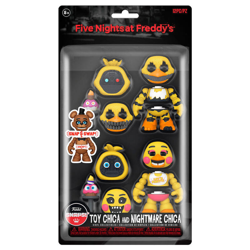 Bister 2 Figuras Snaps! Five Nights At Freddys Toy Chica And Nightmare Chica