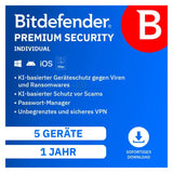 Bitdefender Premium Security Individual (5 Dispositivos - 1 Año) Dach Esd - Licencia Electrónica