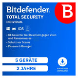 Bitdefender Total Security Individual - 5 Geräte - 24 Monate - De - Esd