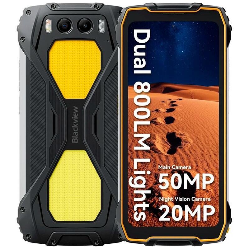 Blackview Bv7300 6gb/256gb Naranja  Rugged Con Luz De Camping