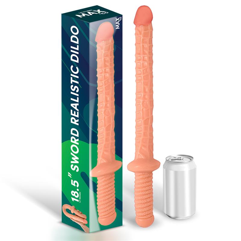 Dildo Realista Forma De Espada 18.5 Blade  Sword Natural