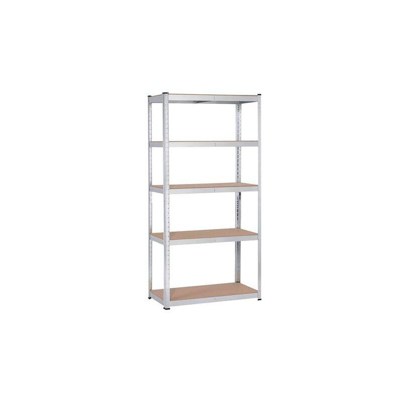 Blim Estanteria Galvanizada 5 Baldas Ajustables - Medidas 180x90x40cm - Peso Max. 175kg Por Balda
