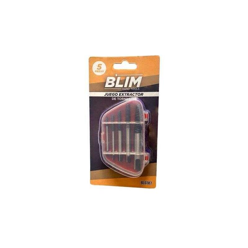 Blim Juego Extractor De Tornillos 5 Pcs