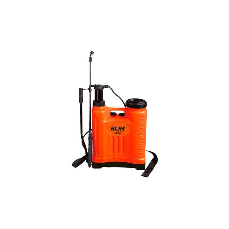 Blim Sulfatadora De Espalda Manual 12l - Bomba Con Presion Hasta 4 Bar - Boquilla Regulable - Diseño Tipo Mochila