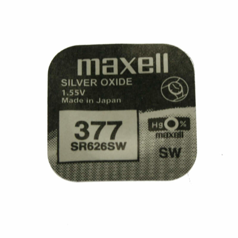 Blister 1-U Maxell Pila Sr626sw 377 Óxido De Plata 1,55v