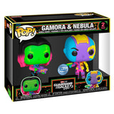 Blister 2 Figuras Pop Marvel Guardianes De La Galaxia Gamora & Nebula Exclusive