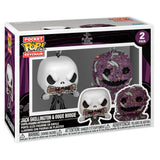 Blister 2 Llaveros Pocket Pop Disney Pesadilla Antes De Navidad Jack & Oogie Boogie