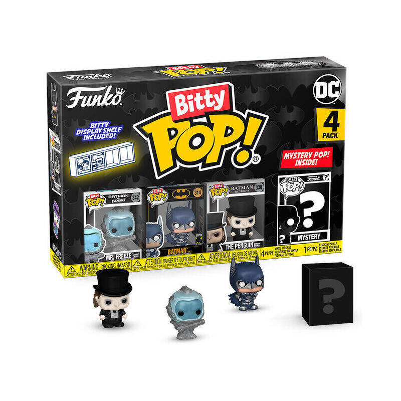 Blister 4 Figuras Bitty Pop Dc Comics Batman 85th Anniversary Mr. Freeze