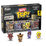 Blister 4 Figuras Bitty Pop Five Nights At Freddy´S