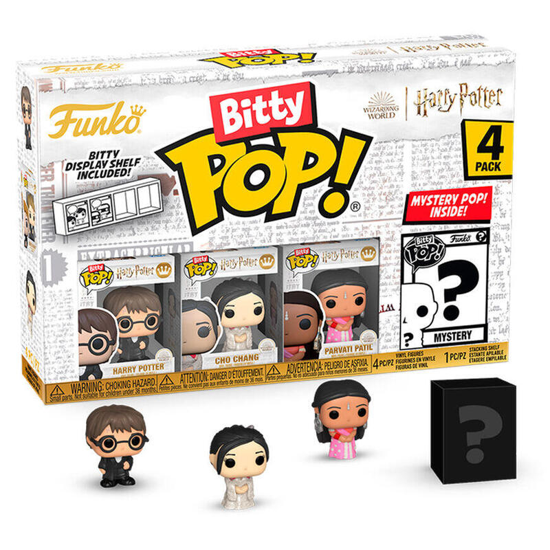 Blister 4 Figuras Bitty Pop Harry Potter Harry