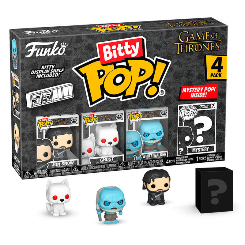 Blister 4 Figuras Bitty Pop Juego De Tronos Jon Snow