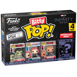 Blister 4 Figuras Bitty Pop Marvel The Infinity Saga Hulk