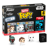 Blister 4 Figuras Bitty Pop Star Wars Leia