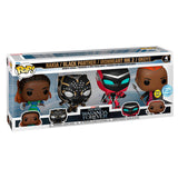 Blister 4 Figuras Pop Marvel Black Panther Wakanda Forever Exclusive