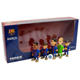 Blister 5 Figuras Minix Fc Barcelona 7cm
