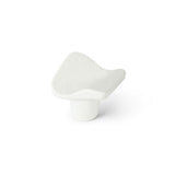 Blister Con 4 Pomos Metálicos Para Mueble, Con Acabado Blanco Mate Mod. 749 32x32mm Rei