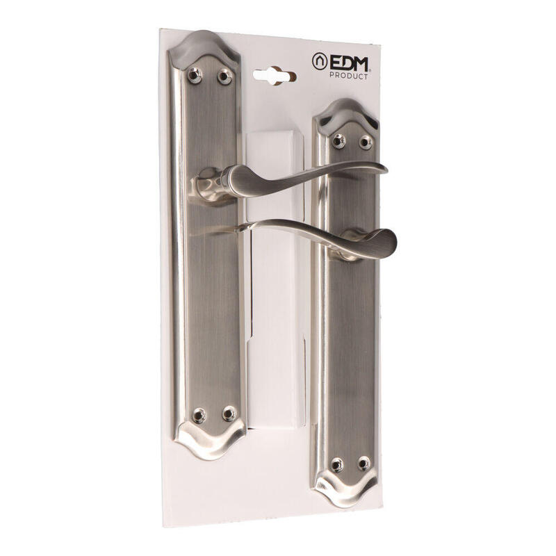 Blister Juego De Manillas 202 Niquel Satinado Edm