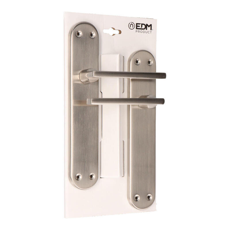 Blister Juego De Manillas 606 Niquel Satinado Edm